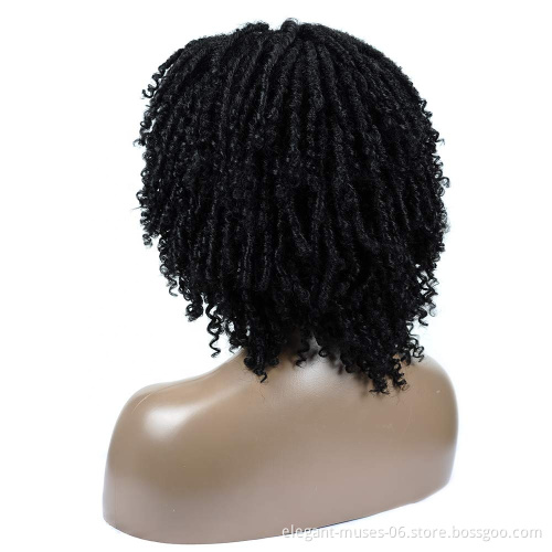 Wholesale Braided Wigs High Quality Ombre Colours Natural Women Black Wig Vendor Ombre Fiber Synthetic Braid Hair Wigs